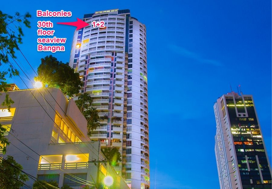 Evergreen 30th floor condo location